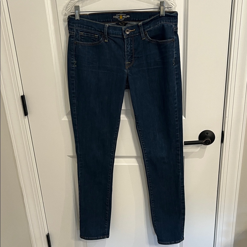 Lucky Brand Zoe Skinny Ladies Size 10/30 Regular Blue Jeans
